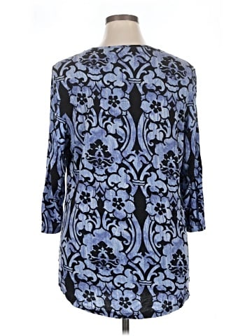 JM Collection 3/4 Sleeve Blouse (view 2)