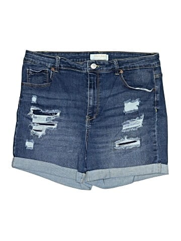 Wax Jean Denim Shorts (view 1)