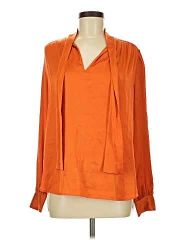 Eva Mendes by New York & Company Long Sleeve Blouse (view 1)