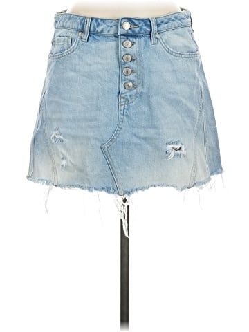 We the Free Denim Skirt (view 1)