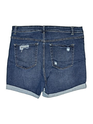 Wax Jean Denim Shorts (view 2)