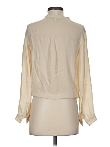 Joie Long Sleeve Silk Top (view 2)