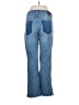 Zara 100% Cotton Hearts Blue Jeans Size 8 - photo 2