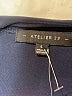 Atelier Chevron-herringbone Blue Short Sleeve Blouse Size L - photo 7