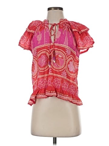 FARM Rio Short Sleeve Blouse (view 1)
