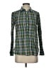 J.Crew 100% Cotton Plaid Green Long Sleeve Button-Down Shirt Size 4 - photo 1