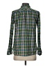 J.Crew 100% Cotton Plaid Green Long Sleeve Button-Down Shirt Size 4 - photo 2