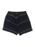 Ann Taylor LOFT Chevron-herringbone Blue Shorts Size 4 - photo 1