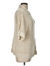 Max Studio Ivory Short Sleeve Blouse Size L - photo 4
