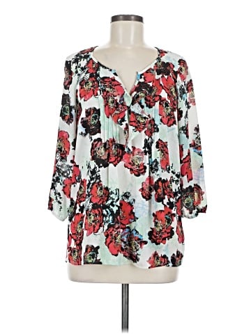 Black Rainn 3/4 Sleeve Blouse (view 1)
