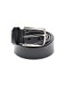 Perry Ellis 100% Leather Black Leather Belt Size S - photo 1