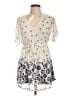 Siren Lily 100% Polyester Ivory Short Sleeve Blouse Size L - photo 1