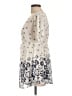 Siren Lily 100% Polyester Ivory Short Sleeve Blouse Size L - photo 5
