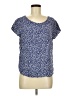 Adrienne Vittadini 100% Rayon Blue Short Sleeve Top Size M - photo 1