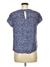 Adrienne Vittadini 100% Rayon Blue Short Sleeve Top Size M - photo 2