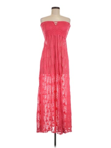 Red Carter Casual Dress (view 1)
