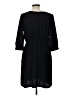 Gap 100% Polyester Solid Black Casual Dress Size L (petite) - photo 2