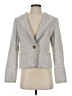 Ann Taylor 100% Polyester Tweed Gray Blazer Size 2 - photo 1