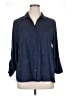 Kim Rogers Blue 3/4 Sleeve Blouse Size XL - photo 1