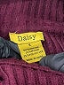 Daisy Burgundy 3/4 Sleeve Turtleneck Size S - photo 7