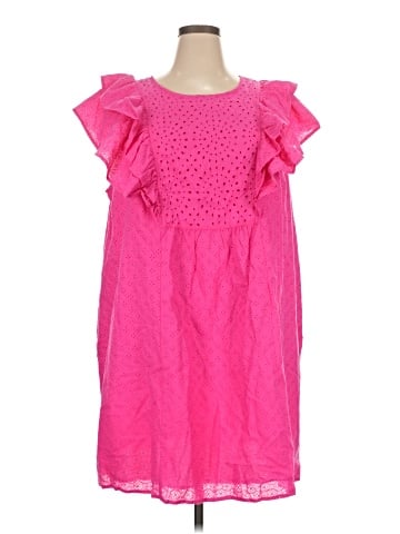 Terra & Sky Casual Dress (view 1)