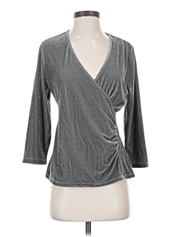 Soft Surroundings 3/4 Sleeve Top (view 1)