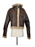 Boohoo 100% Polyurethane Brown Jacket Size 4 - photo 1