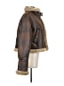 Boohoo 100% Polyurethane Brown Jacket Size 4 - photo 4