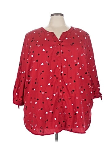 Catherines 3/4 Sleeve Blouse (view 1)