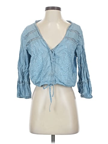 Free People 3/4 Sleeve Blouse (view 1)