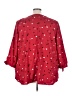 Catherines 100% Polyester Hearts Red 3/4 Sleeve Blouse Size 3X - photo 2