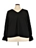 MICHAEL Michael Kors Black Long Sleeve Blouse Size 3X - photo 1