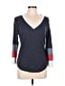 Wildfox Blue Pullover Sweater Size Lg (3 or L) - photo 1