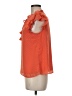 1.State 100% Polyester Orange Short Sleeve Blouse Size M - photo 5
