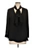 HD in Paris 100% Polyester Black Long Sleeve Blouse Size 12 - photo 1