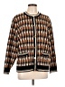 Anne Klein Houndstooth Brown Cardigan Size L (estimated) - photo 1