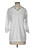 Spirit 100% Polyester White 3/4 Sleeve Blouse Size S - photo 1