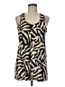 Ann Taylor Ivory Sleeveless Silk Top Size 8 - photo 1