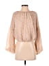 Gianni Bini Tan Ivory 3/4 Sleeve Blouse Size S - photo 1