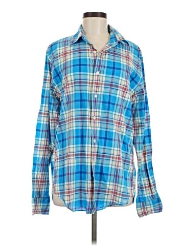 J.Crew Factory Store Long Sleeve Button-Down Shirt (view 1)