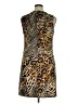 Connected Apparel Animal Print Gold Cocktail Dress Size 16 - photo 2