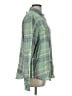 Chaps 100% Cotton Plaid Green Long Sleeve Button-Down Shirt Size L - photo 4