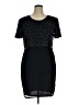 Jessica 100% Polyester Black Casual Dress Size 16 - photo 1