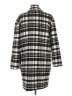 Fashion Nova Plaid Ivory Coat Size L - photo 2