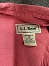 L.L.Bean 100% Cotton Chevron-herringbone Pink Long Sleeve Button-Down Shirt Size L - photo 7