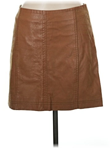Free People Faux Leather Skirt (view 1)