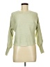 Pink Rose Green Pullover Sweater Size M - photo 1