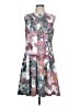 Anne Klein Paisley Gray Cocktail Dress Size 12 - photo 1