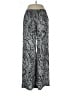 MICHAEL Michael Kors 100% Polyester Paisley Silver Casual Pants Size 10 - photo 1