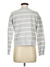 SO Stripes Silver Pullover Sweater Size M - photo 2